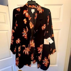 NWT Crepe Floral Blazer - 14th & Union